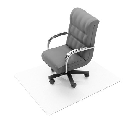 Cleartex Advantagemat Vinyl Rectangular Chair Mat for Carpets up to 1/4" - 30" x 48" Shipped Rolled FR1175120EV